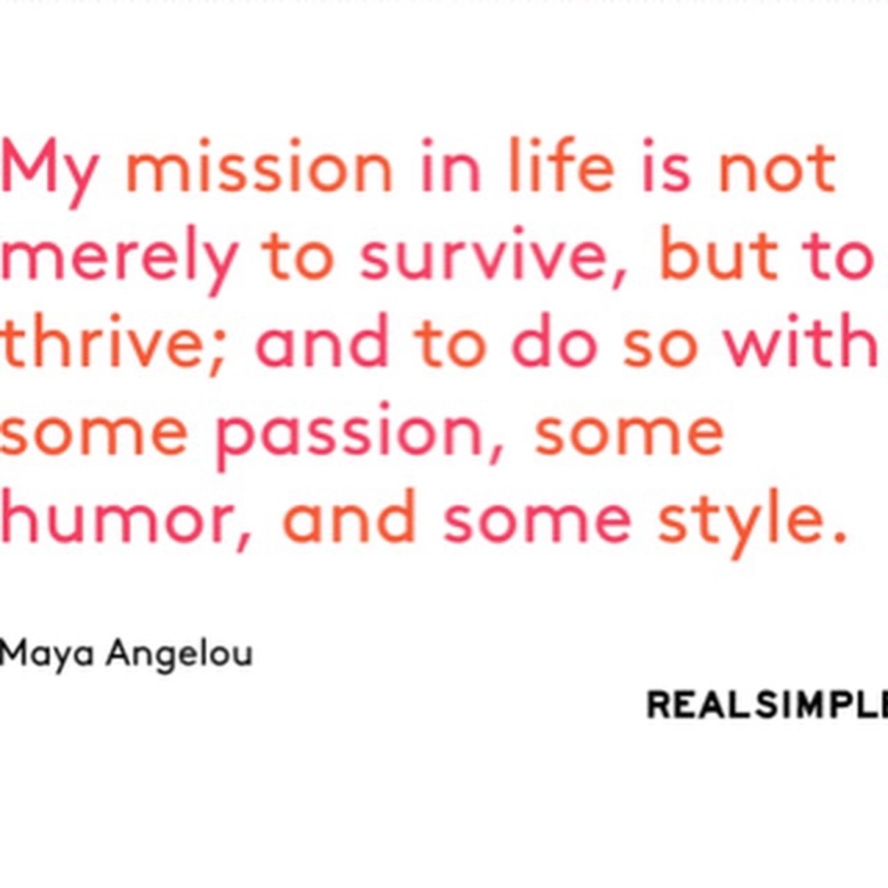 Passion + humor + style = thrive 💕💥💫🌟
